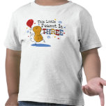 Peu de 3ème anniversaire d'arachide t-shirts