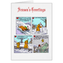Peu de carte de Noël énergique
