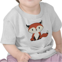 Peu de chemise de bébé de Fox T-shirts