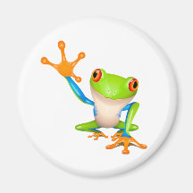 Peu de grenouille d'arbre aimants