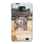 Peu de hanga de tibia de Hiroshi Yoshida de porte  Coque Samsung Galaxy SII