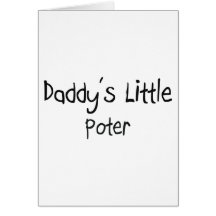Peu de Poter du papa Cartes De Vœux