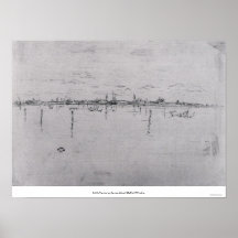 Peu de Venise par James Abbott McNeill Whistler Affiches