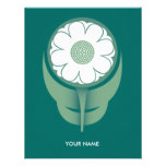 PEU DE VERT DE CARTE DE COMPLIMENT DE FLEUR FAIRE-PARTS