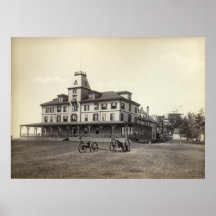 Peu d'hôtel de Waldo d'île de Chebeague circa 1890 Posters