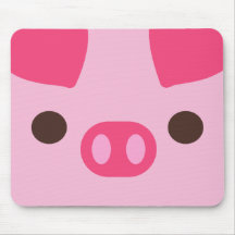 Peu porcin tapis de souris