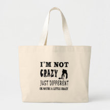 Peu un fou pour le bordage sacs fourre-tout
