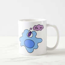 Phagocytose de bactéries tasse à café