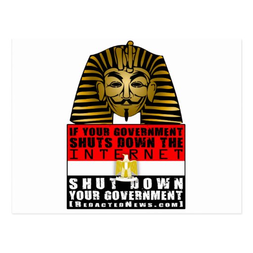 Pharaon Fawkes Carte Postale