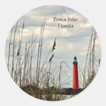 Phare - admission de maquereau, la Floride Autocollants Ronds
