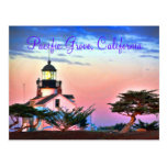 Phare au crépuscule cartes postales