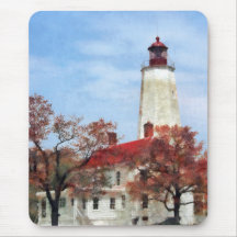Phare au crochet de Sandy Tapis De Souris