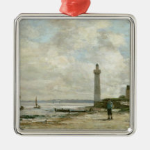 Phare chez Honfleur, 1864-66 (huile sur le panneau Décorations De Noël