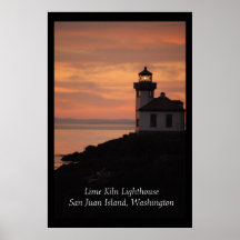Phare de four à chaux affiches