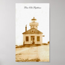 Phare de four à chaux poster