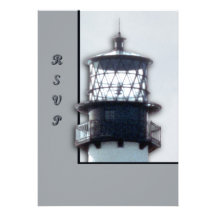 Phare de la Floride de cap Carton D'invitation