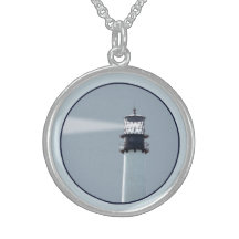 Phare de la Floride de cap Collier Argent Sterling