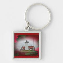 Phare de point de Nobska de Noël Porte-clés
