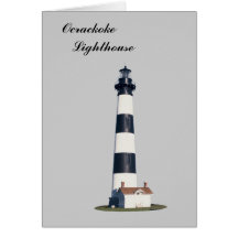 Phare d'Ocrackoke Cartes De Vœux