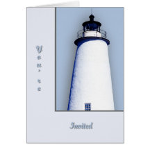 Phare d'Ocracoke Carte De Vœux