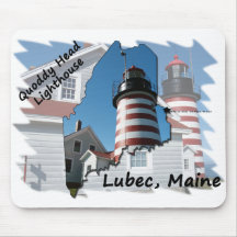 Phare principal de Quoddy Tapis De Souris