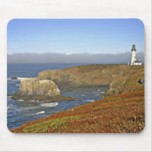 Phare principal de Yaquina à Newport Orégon Tapis De Souris