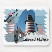 Phare principal ver2 de Quoddy Tapis De Souris