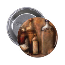 Pharmacie - remèdes d'indigestion badges avec agrafe