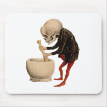 Pharmacie squelettique tapis de souris