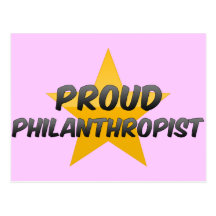 Philanthrope fier cartes postales