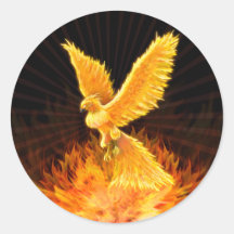Phoenix se levant - autocollant