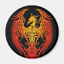 Phoenix tribal décoré magnets