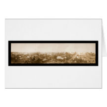 Photo 1864 d'Atlanta de guerre civile Carte De Vœux