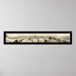 Photo 1899 de Chicago de parcs à bestiaux Affiche