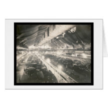 Photo 1907 de salon de l'Auto de Chicago, IL Carte De Vœux