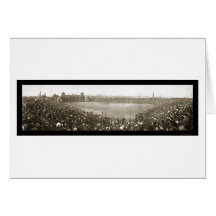 Photo 1908 du football de marine d'armée cartes de vœux