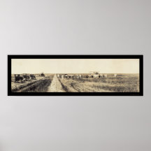 Photo 1912 d'équipements de prairie poster