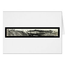 Photo 1913 de canal de Panama de déversoir Carte De Vœux