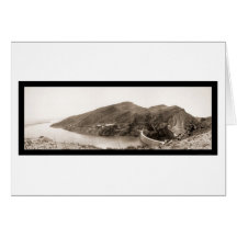 Photo 1913 de lac dam de Roosevelt Carte