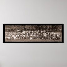 Photo 1916 de sortie d'élans de BPOE Affiches