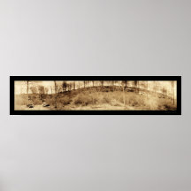 Photo 1918 des abris antiaériens WWI Affiches