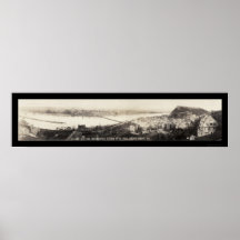 Photo 1919 de Coblence de forteresse du Rhin Affiches
