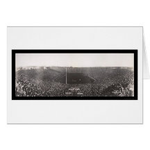 Photo 1927 du football du Michigan-Ohio Carte De Vœux