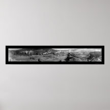 Photo 1935 de batardeau de barrage de Coulee Posters