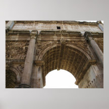 PHOTO antique de Rome : AFFICHE romaine de forum