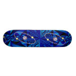 Photo bleue de hall skateboards personnalisés