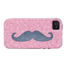 PHOTO BLEUE GIRLY DE SCINTILLEMENT DE ROSE DE MOUS ÉTUI iPhone 4/4S