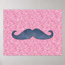 PHOTO BLEUE GIRLY DE SCINTILLEMENT DE ROSE DE MOUS POSTERS