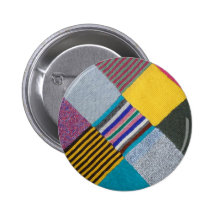 Photo colorée multi de motif de contrôle badges avec agrafe
