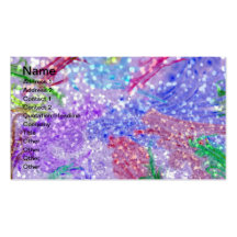 Photo colorée pourpre de scintillement d'abrégé su carte de visite